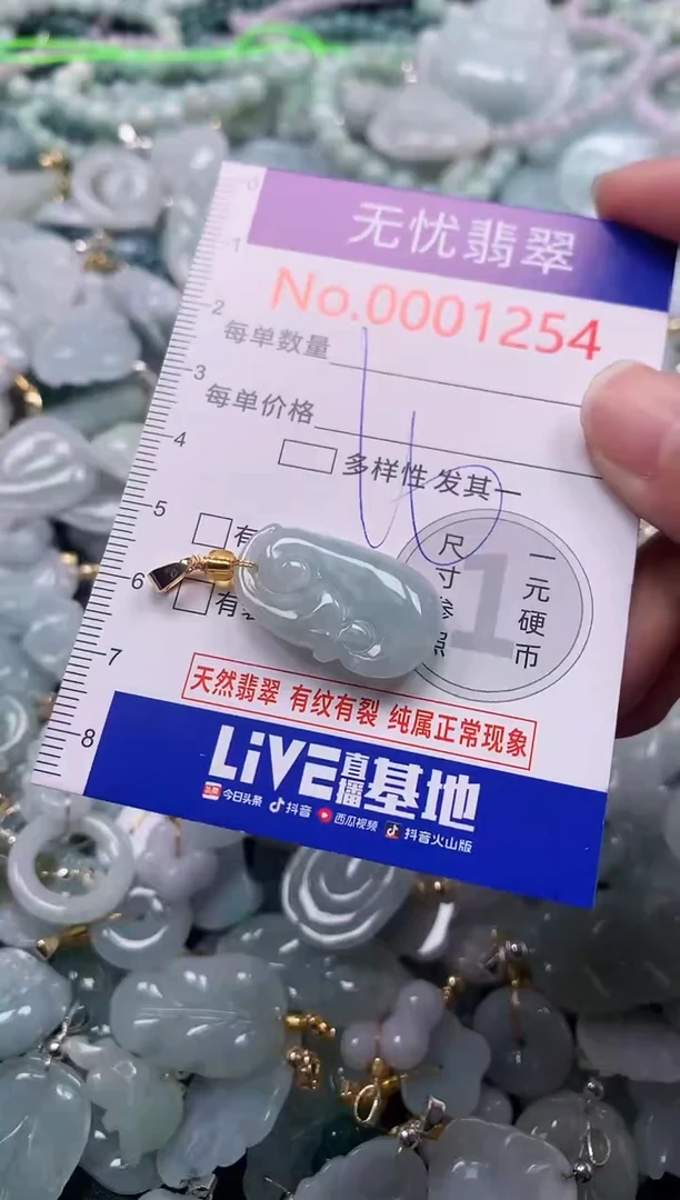 吊坠(不含链)未镶嵌翡翠1254