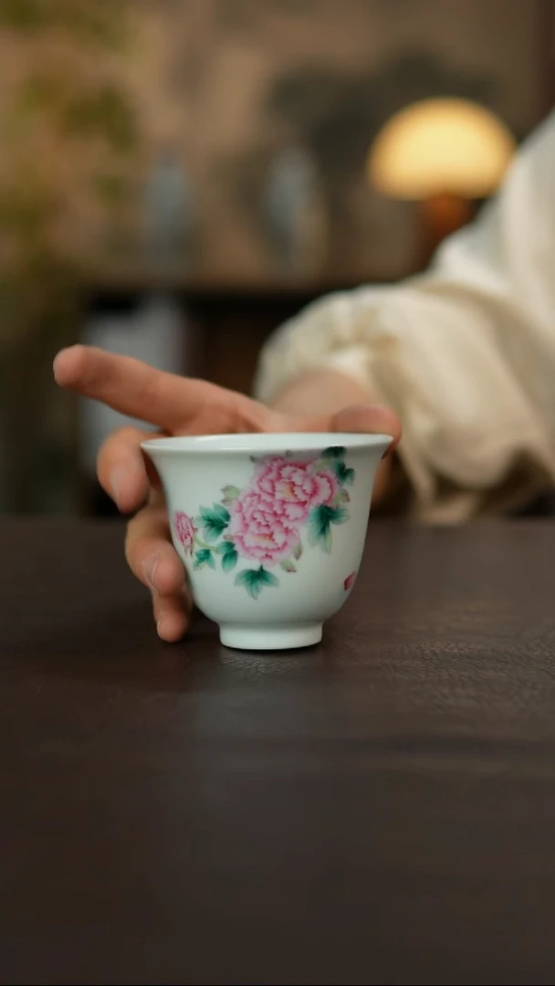 杯景德镇陶瓷杯碗柴烧多人