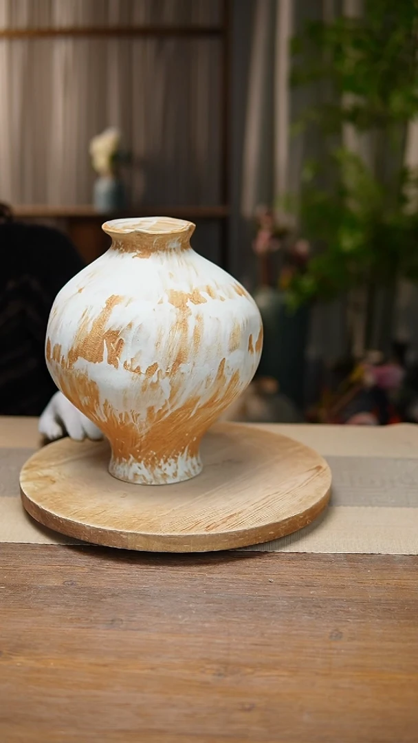 【闪购商品】陶瓷 花器诧寂黄灯笼