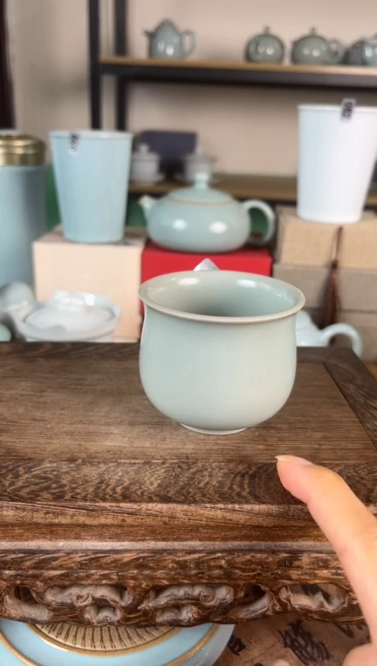 杯026号仿古玉兰杯微微不完美不开片