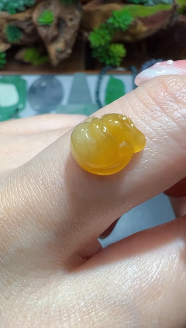 未镶嵌定制翡翠11.2*11.8*5.1鼠来宝