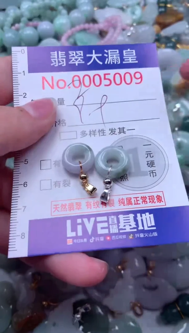 翡翠未镶嵌吊坠(不含链)5009