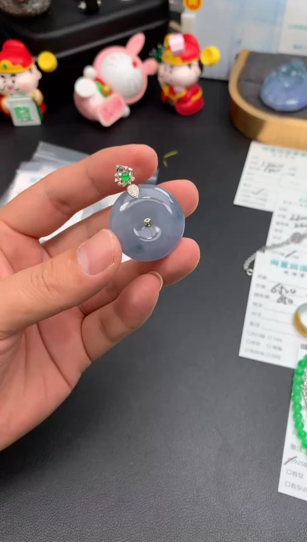 定制翡翠18K金镶嵌模式推广期48小时鉴赏期