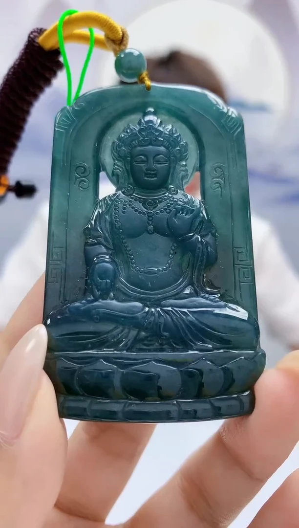 未镶嵌定制翡翠4868xx-毛货挂件25