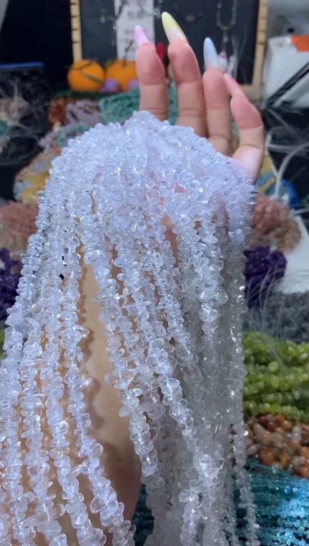 水晶珠宝半成品未镶嵌白水晶