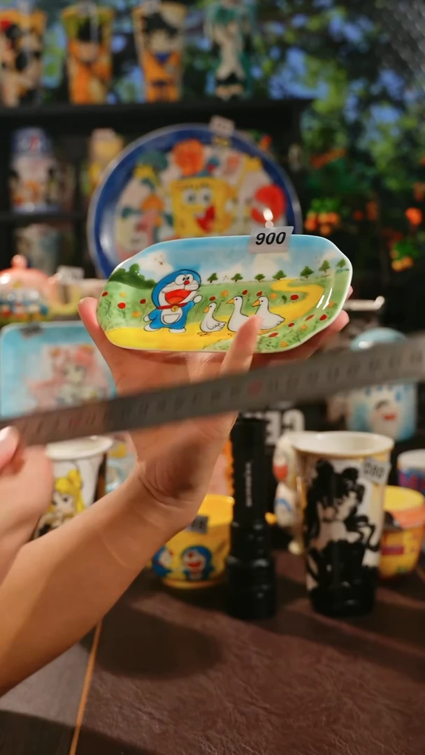 景德镇手绘高温釉下彩陶瓷900