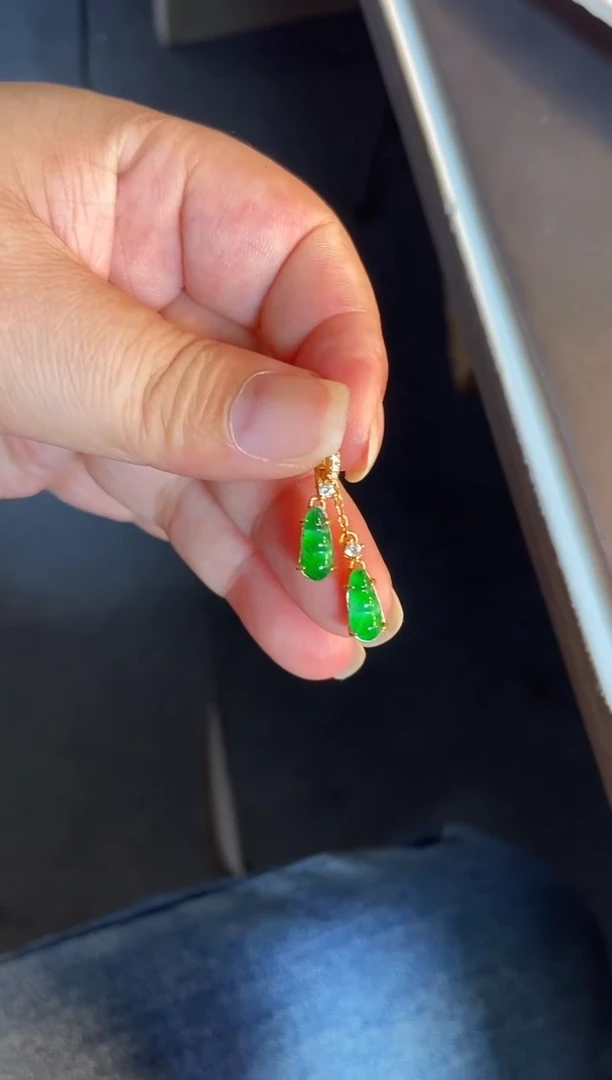 吊坠(不含链)银S925镶嵌翡翠1