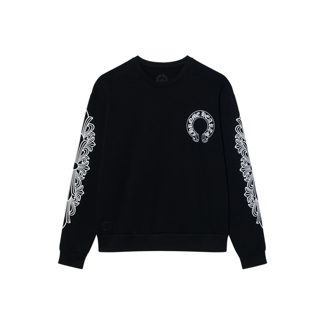 克罗心SS23 LOGO马蹄印花休闲潮流卫衣