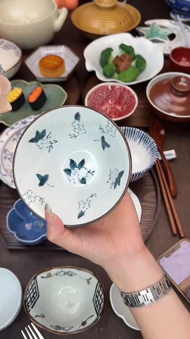 瓷（满满花）斗笠米饭碗