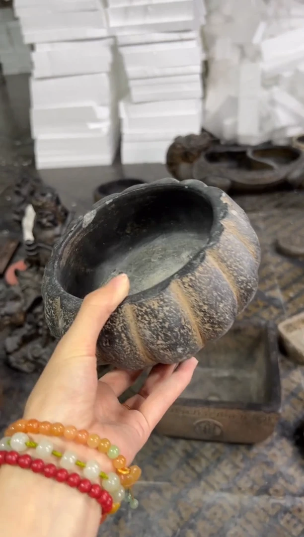陶土【火山泥】南瓜盆