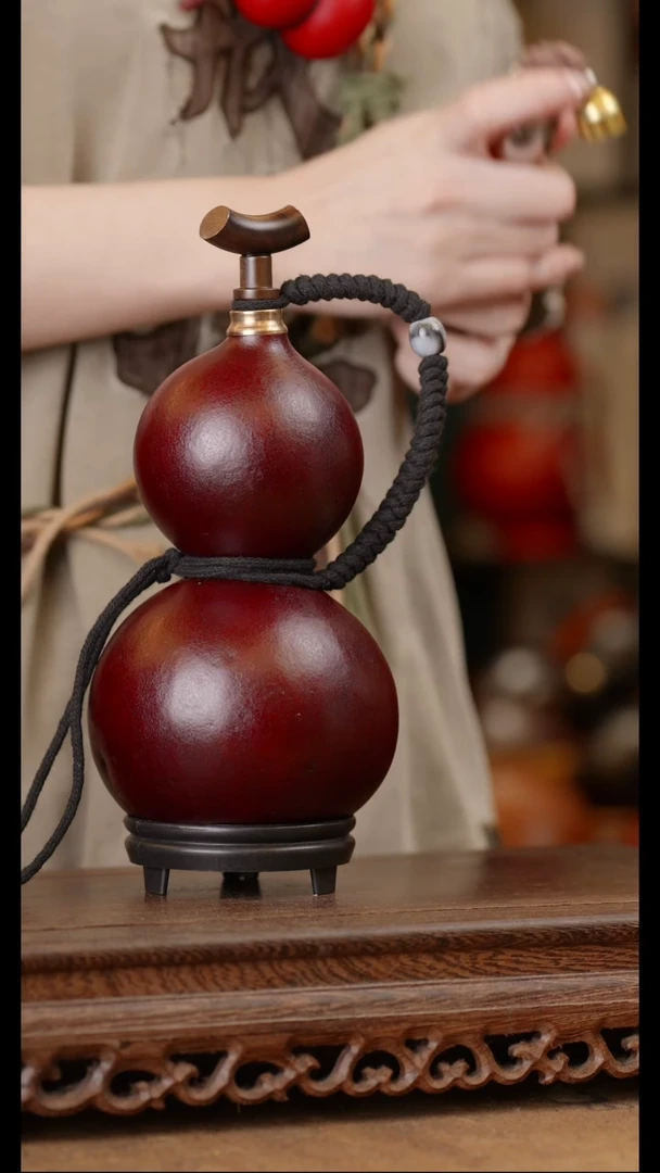 212号精品天然大漆酒葫芦一物一拍~