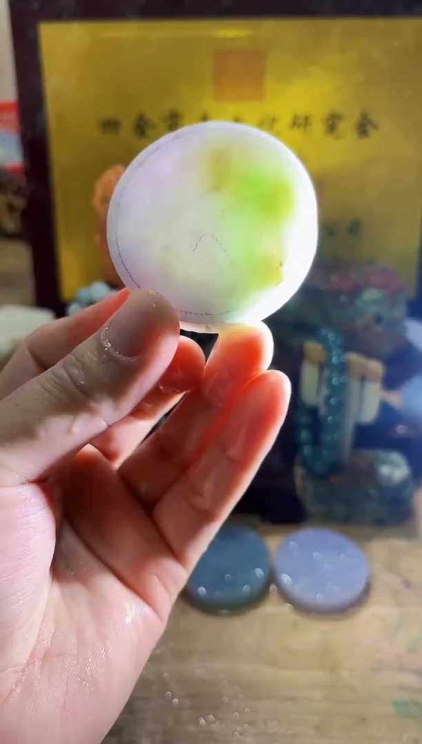 未镶嵌挂件翡翠A货常星7346