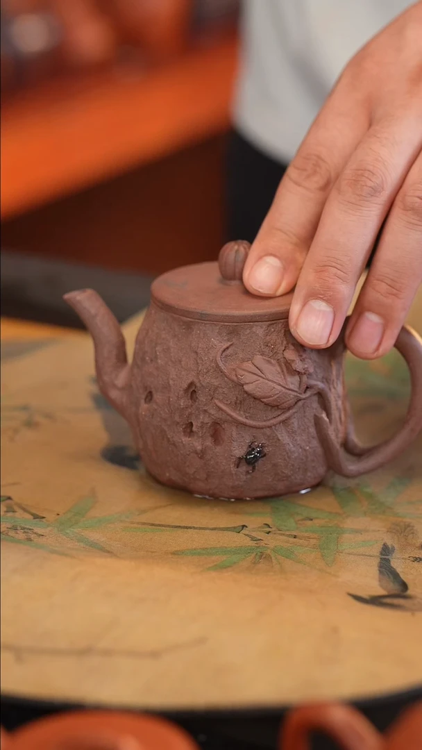 茶壶紫砂原矿手工制作