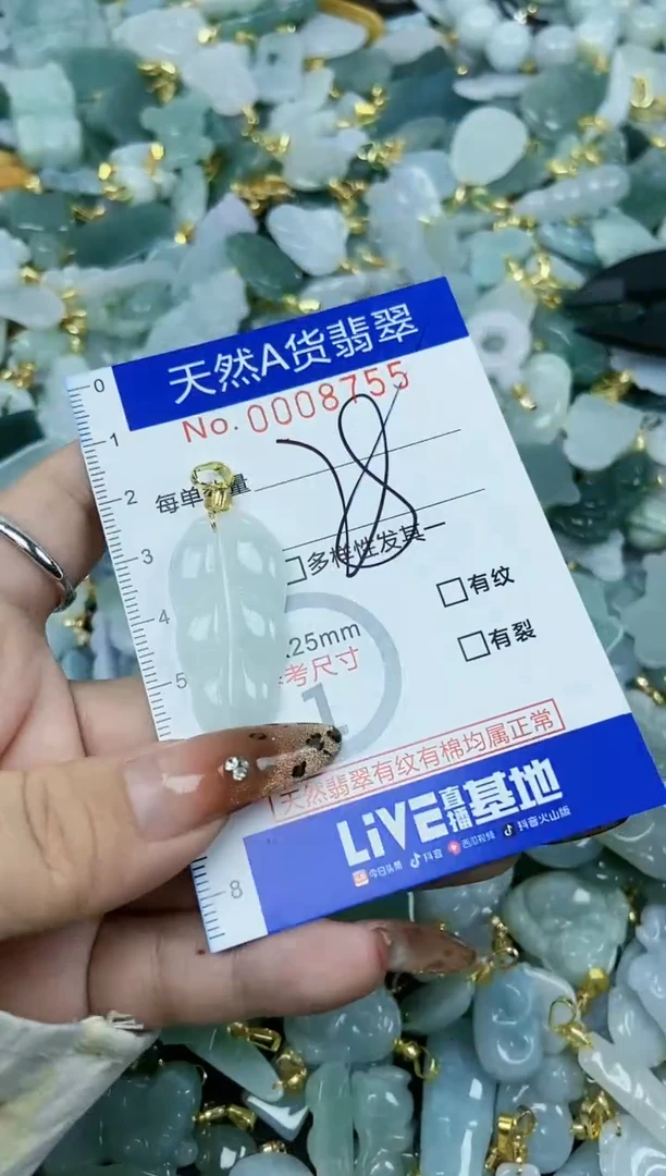 【闪购商品】翡翠颈饰未镶嵌天然A货翡翠