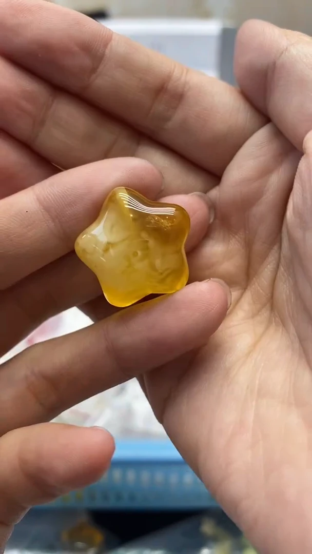 琥珀未镶嵌珠宝奇石北*森2747