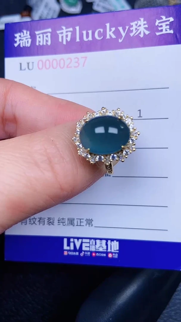 颈饰银S925镶嵌翡翠0237