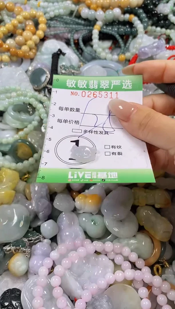 翡翠未镶嵌颈饰闪购0265311多样性发其一