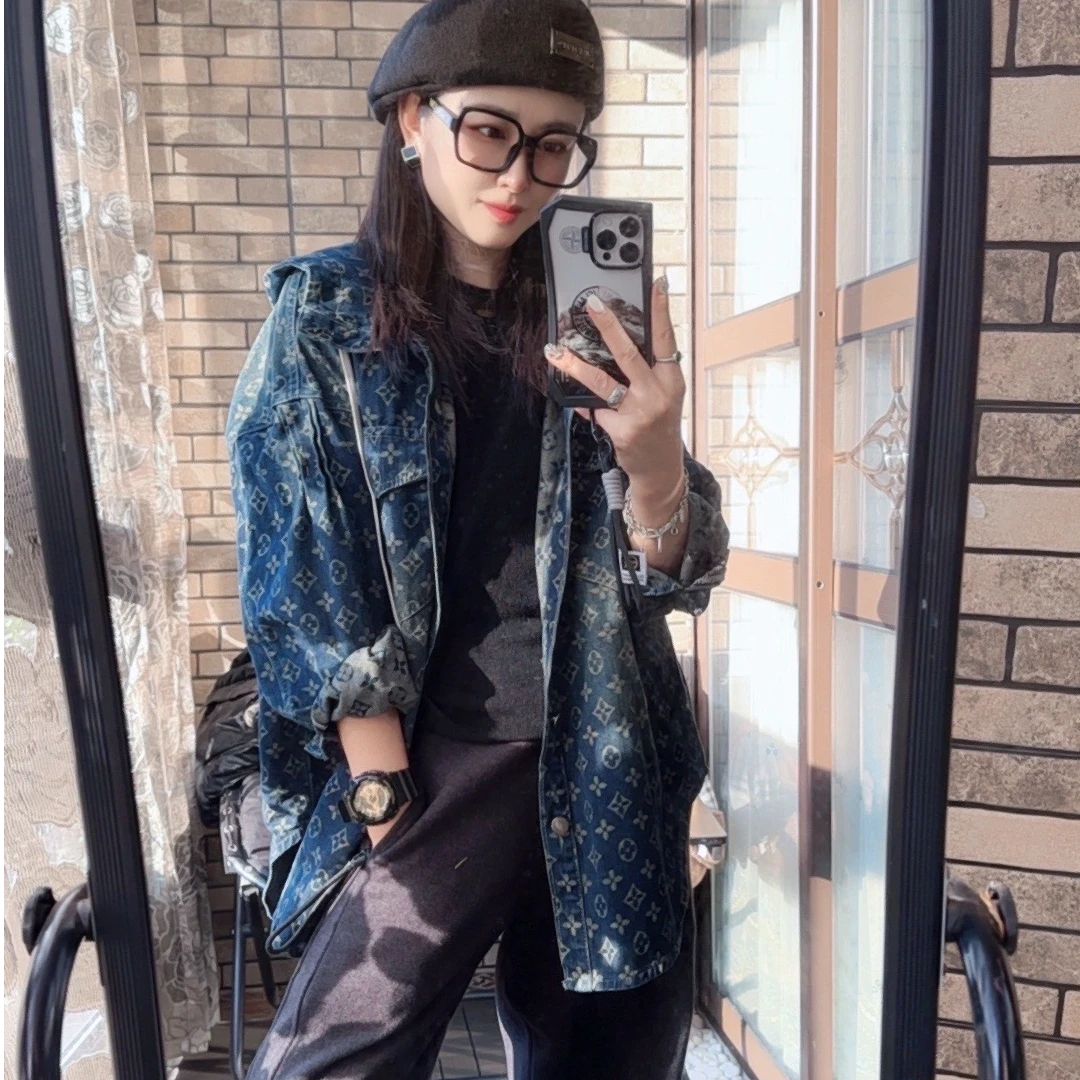 【曾姐严选】春秋休闲韩版连帽牛仔开衫外套