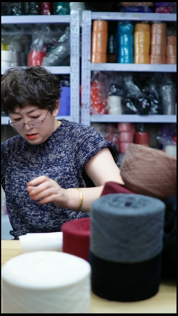 羊毛欢姐手编线B623