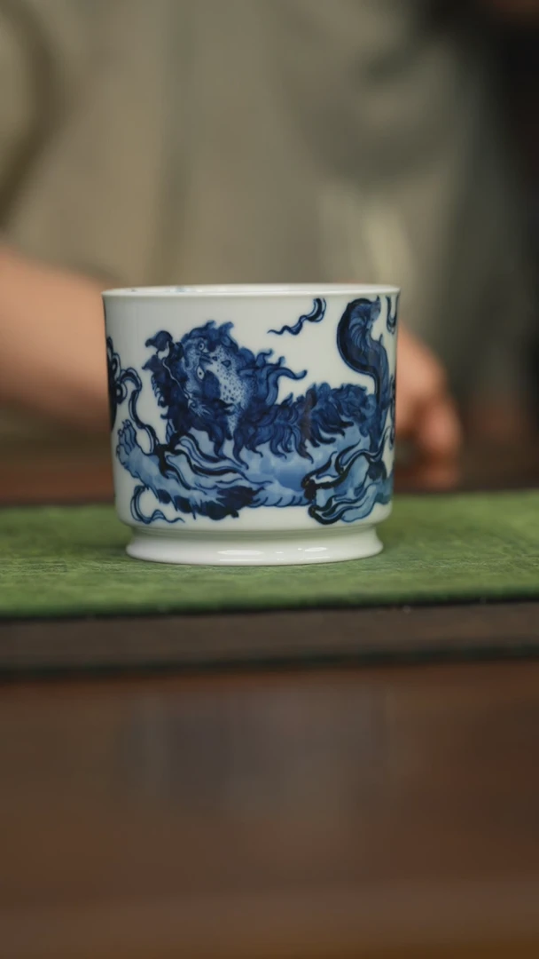 【闪购商品】杯柴窑青花破价福利