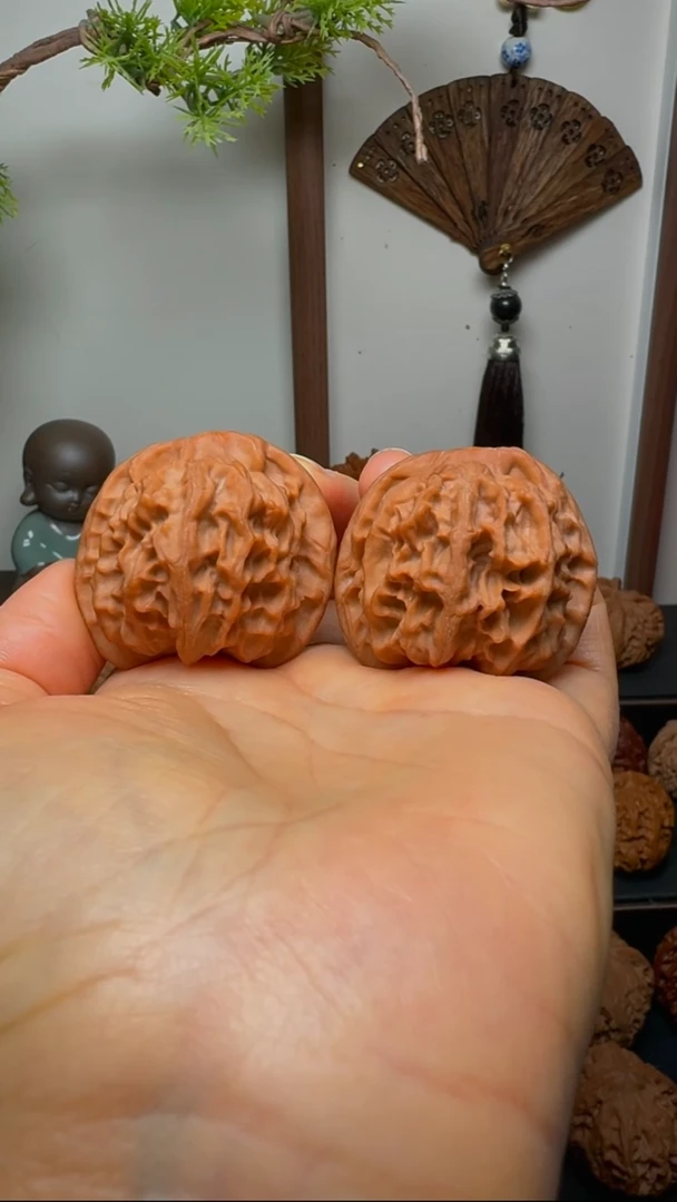 把件文玩核桃天地 二爷帽 精品 边41