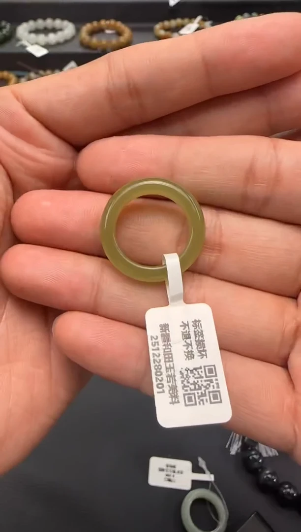 未镶嵌戒指和田玉仙*戒圈