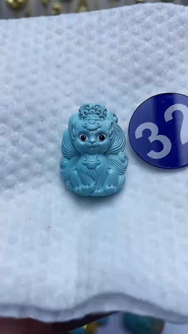 【闪购商品】绿松石雕刻件未镶嵌32