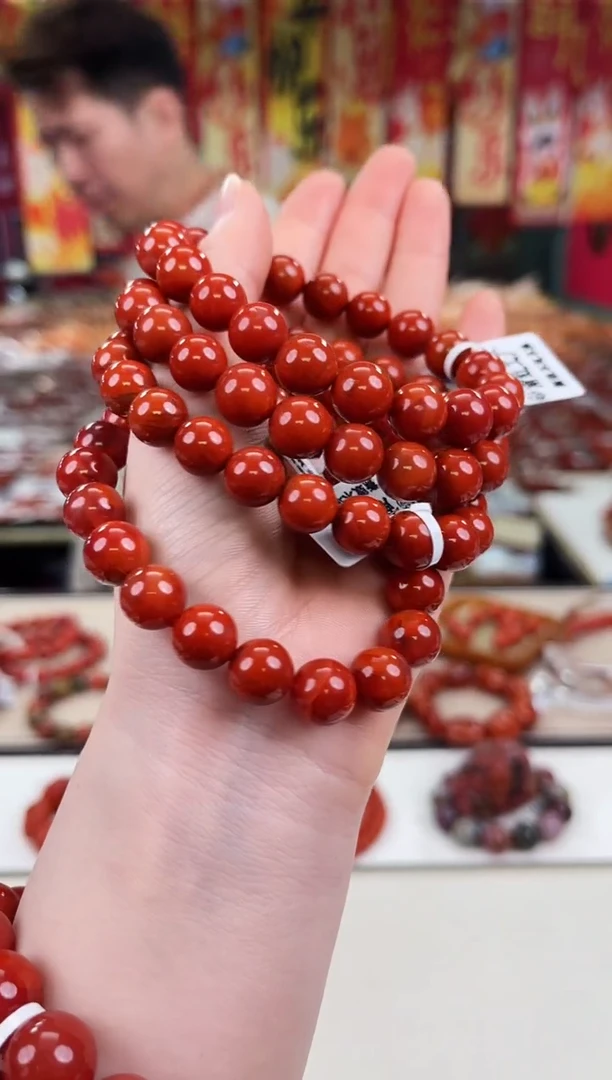 未镶嵌瓦西jh手串10+南红玛瑙（多样式发其一）