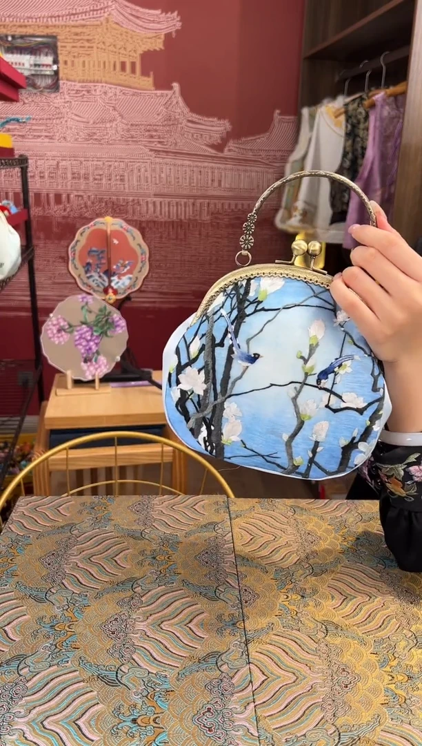【闪购商品】刺绣苏绣手工刺绣包包