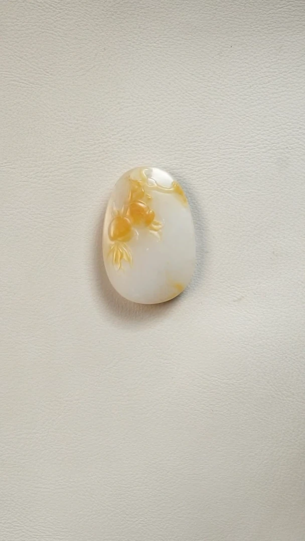 未镶嵌和田玉挂件桃