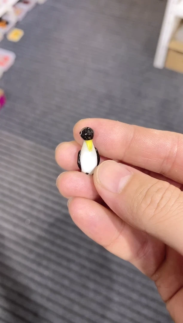 琉璃手工艺品特价企鹅