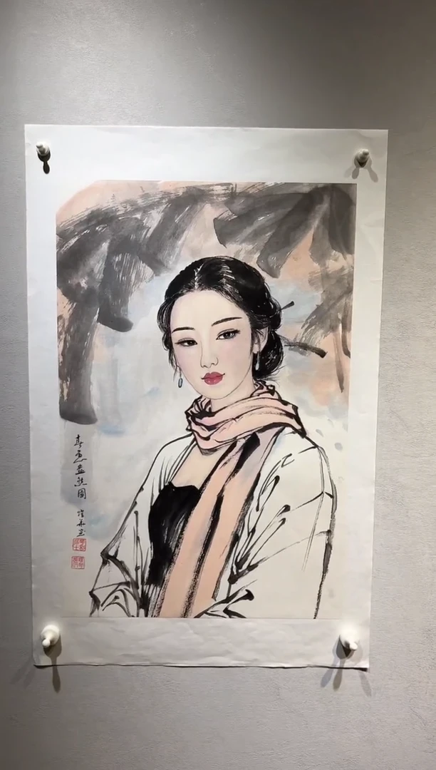 国画国画RW-1300308-张跃华央创美术馆精品定制备案作品