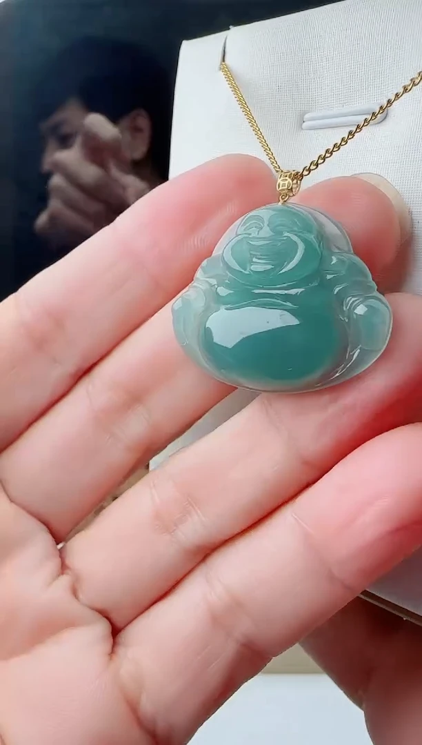 【闪购商品】翡翠颈饰18K金镶嵌多样性随机发其一