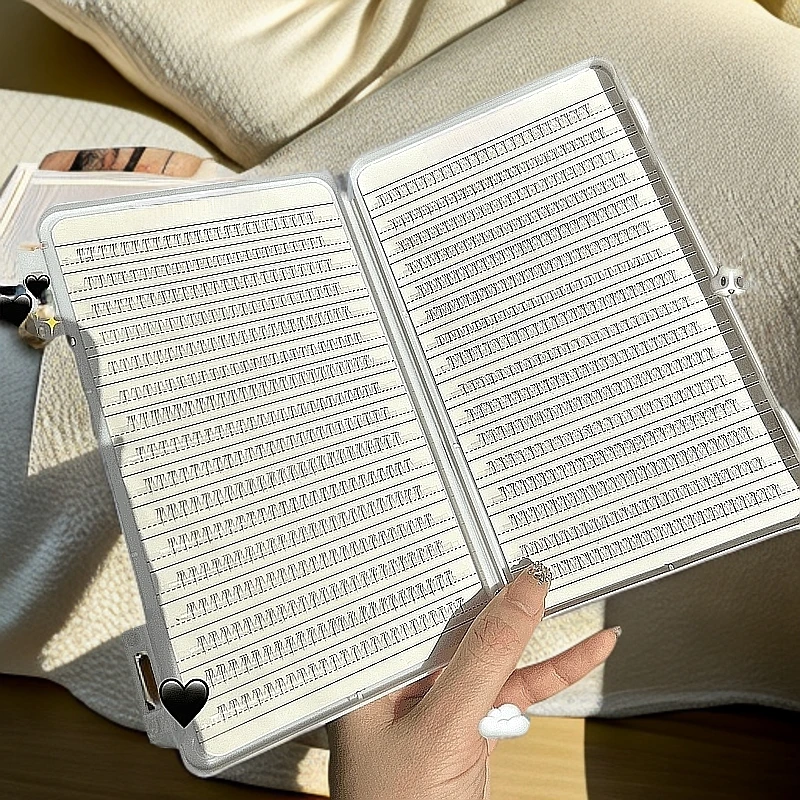 免胶小火苗下睫毛240簇超大容量单簇假睫毛自然浓密5mm反复使用