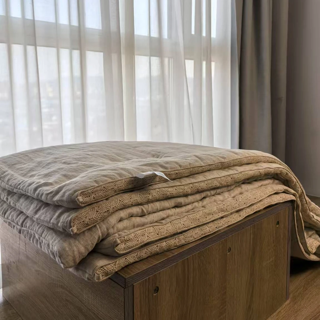 【夏季薄款汉麻填充被】100双面汉麻雨露麻填充汉麻纤维舒适被