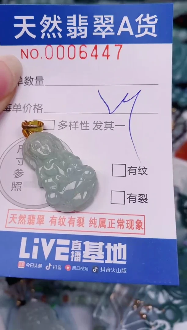 颈饰未镶嵌翡翠00006447
