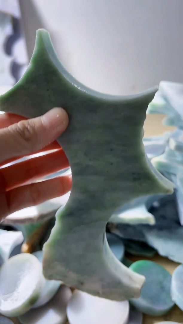 翡翠裸石缅甸翡翠A货柠7433