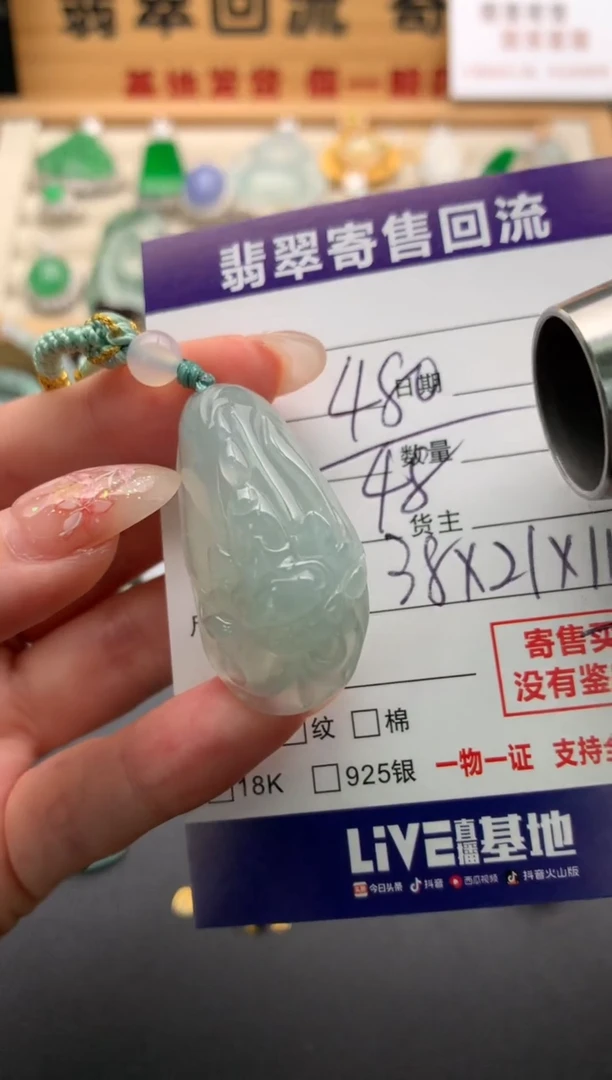 翡翠未镶嵌颈饰10135170