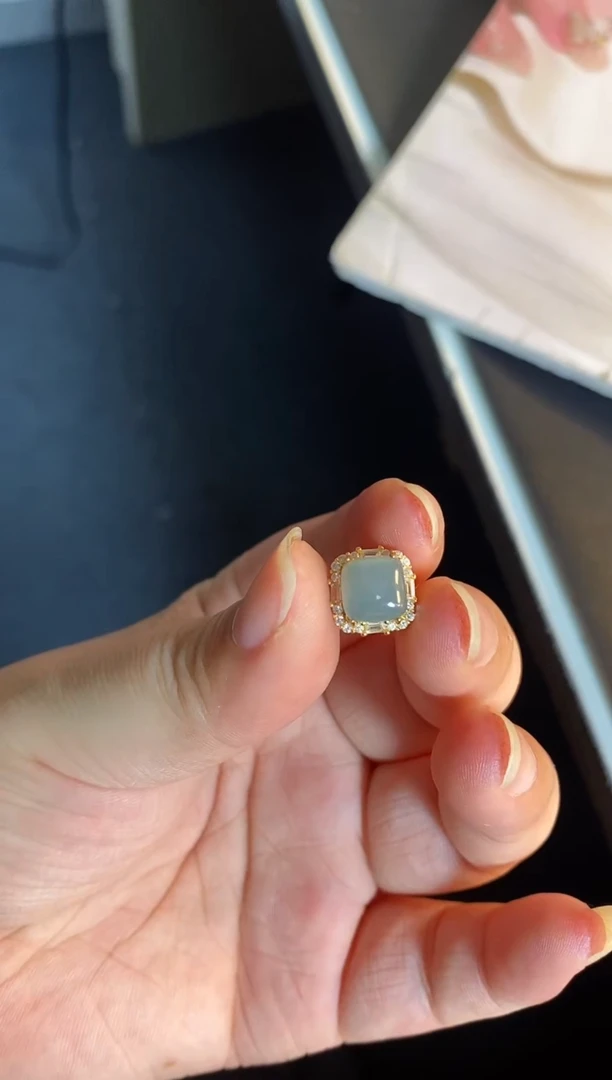 吊坠(不含链)银S925镶嵌翡翠1