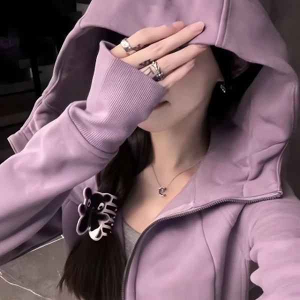 SHI SHANG   1修身连帽卫衣