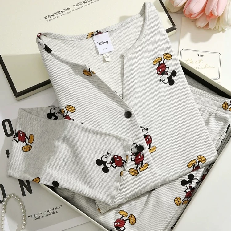 【云感棉带胸垫】月子服产后哺乳睡衣孕妇喂奶住院服家居服套装产妇