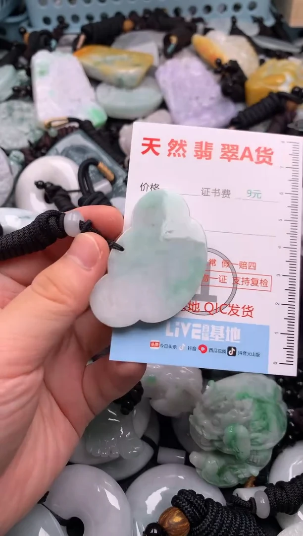 翡翠未镶嵌吊坠(不含链)1