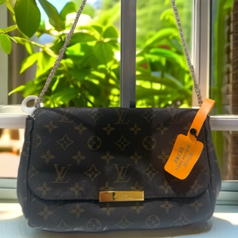 95新 LouisVuitton/路易威登 经典老花挚爱单肩腋下斜挎包4638
