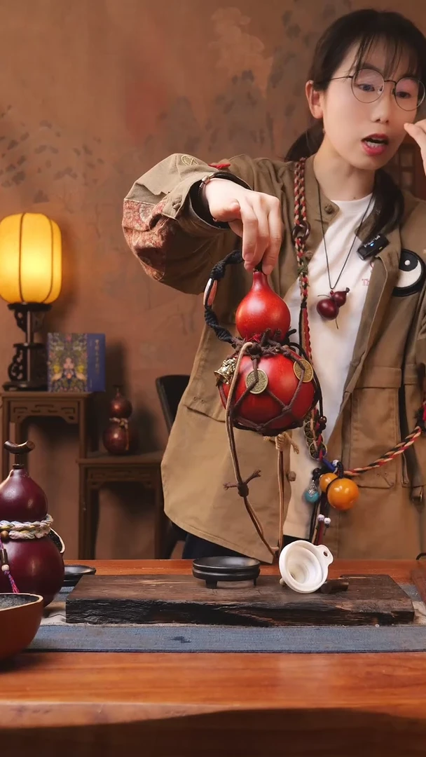 【闪购商品】295S号精品大漆葫芦防腐防渗装水茶酒