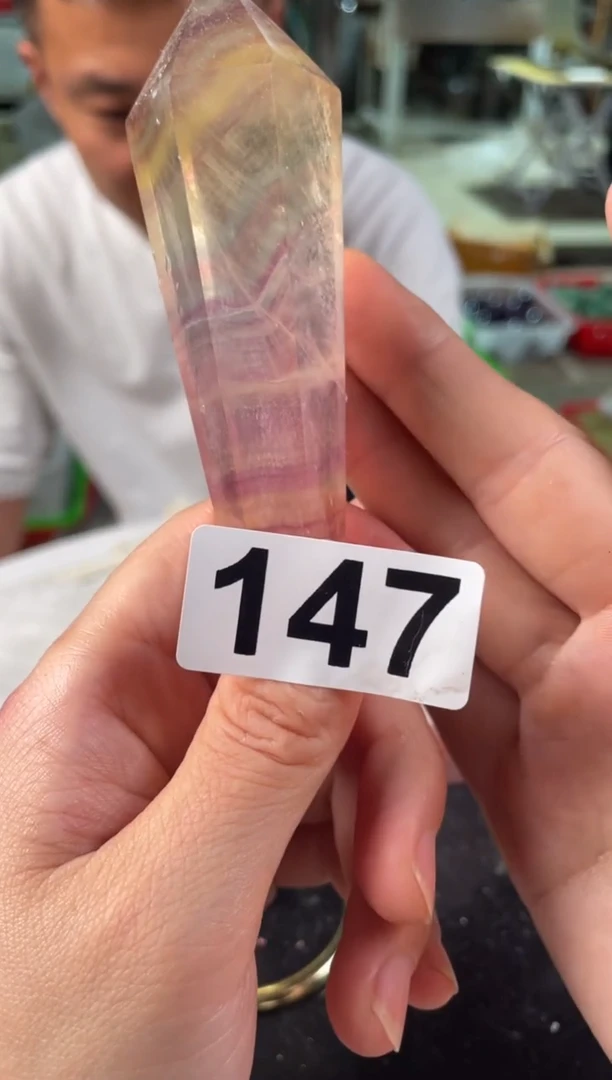 未镶嵌水晶大型摆件（非配饰）萤石权杖 多样性发其一147