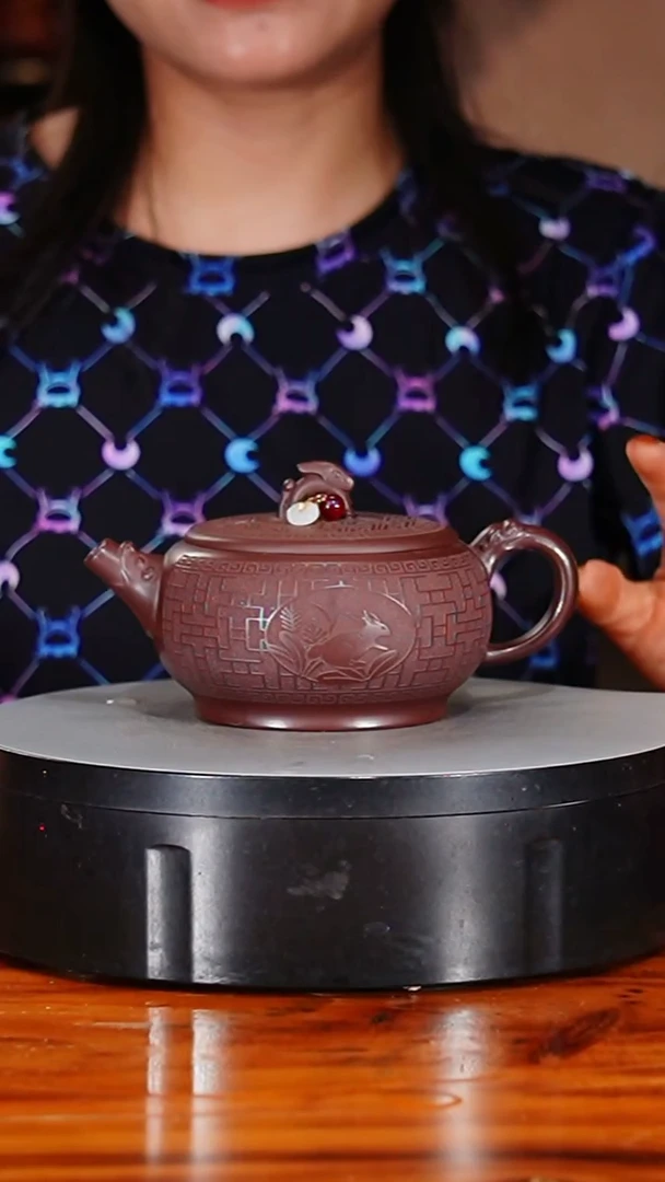 宜兴原矿紫砂壶茶壶280C