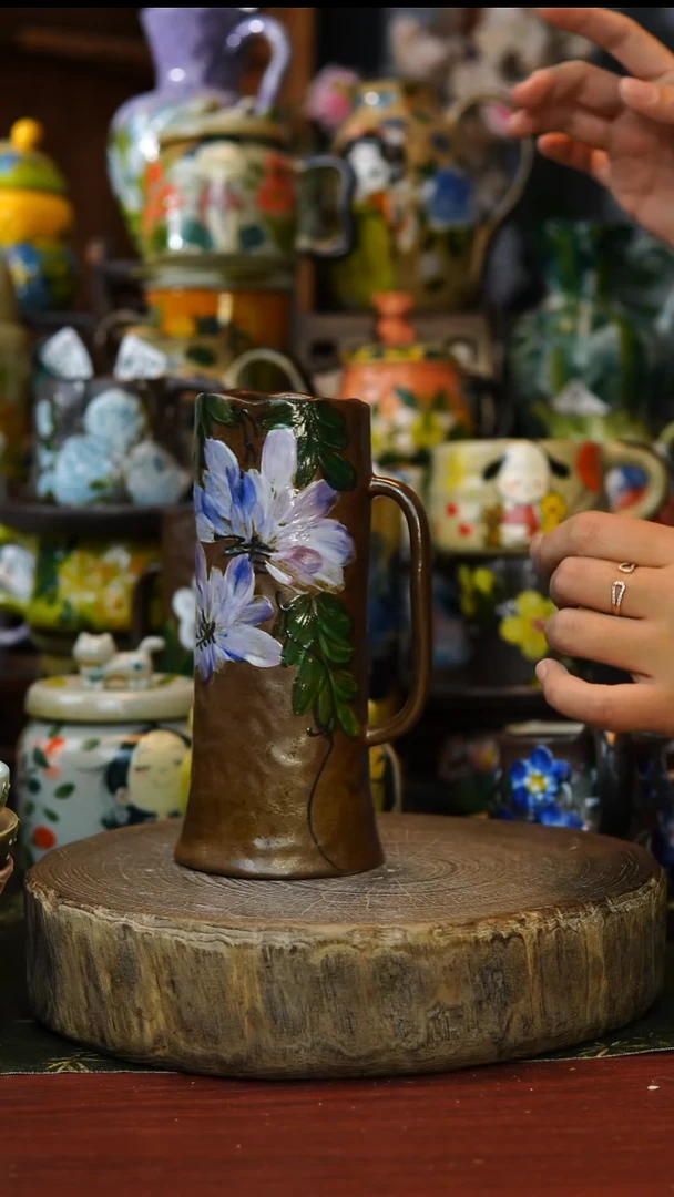 陶瓷161景德镇手工高温釉下彩