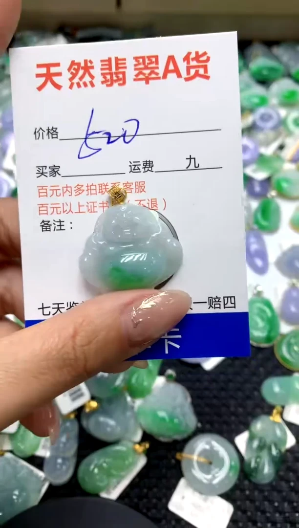 【闪购商品】翡翠颈饰18K金镶嵌111111111