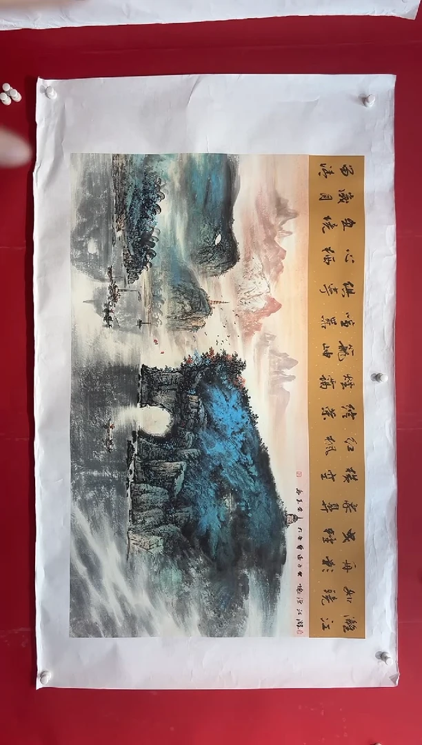 国画画家陆远华纯手绘原作