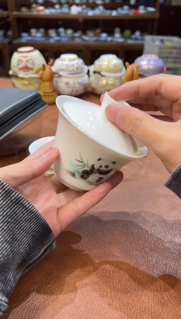 真的很便宜会开片的旅行茶具